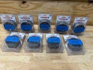 lot 167 image: LENOX lot of 9 Tools Carbide Hole Saw, 3 34-Inch