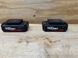 lot 177 image: Hyper Tough 20V MAX Lithium lot of 2 batteries