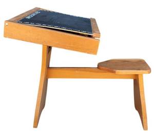 lot 15 image: VINTAGE 1950s  APPLETON PEG-DESK - Child Size