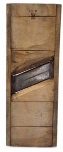 lot 22 image: Antique Wooden Cabbage Kraut Cutter Slaw Slicer Shedder