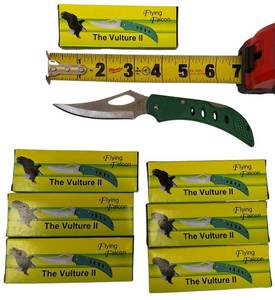 lot 30 image: Resaler Lot of 7 Flying Falcon The Vulture ll Knives