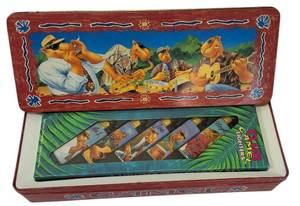 Vintage  1994  CLUB Camel Cigarette Tin Box Tobacco Collectible Music Jazz (5) Joe Lighters