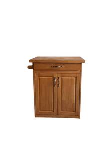 lot 64 image: Kitchen Island Cart  2 Shelves and 1 top drawer measures 32 H x 27 W