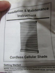 lot 37 image: Cordless Cellular Shades