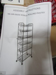 lot 54 image: Scroll Rolling Pantry