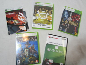 lot 108 image: Xbox 360 Games