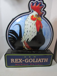 lot 180 image: Rex Goliath Rooster Sign