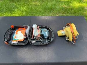 lot 9 image: Black & Decker Mouse Detail Sander and Compact Circular Saw Set