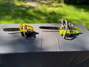 lot 17 image: Set of 2 Poulan and McCulloch Chainsaws