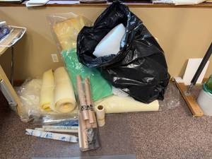 lot 94 image: Assorted Foam and Padding Materials - Various Sizes