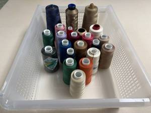 lot 95 image: Collection of Assorted Sewing Thread Spools