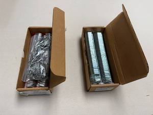 lot 104 image: Boxes of Stainless Steel Pin-On Hooks