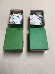 lot 106 image: Lot of Plastic Covered Weights in Green Boxes