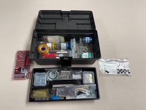 lot 112 image: Comprehensive Precision Craft and Tool Set with Storage Box