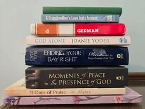 lot 128 image: Collection of Religious Books, Insulated Thermal Underwear, and Bath Seat
