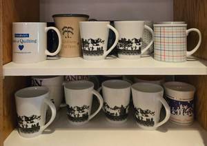 lot 131 image: Collection of Assorted Ceramic Coffee Mugs