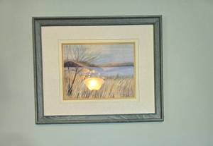 lot 133 image: Framed Landscape Artwork - 18 x 23