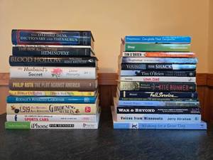 lot 241 image: Collection of Mixed Genre Books Including Fiction, Gardening, and Cookbooks