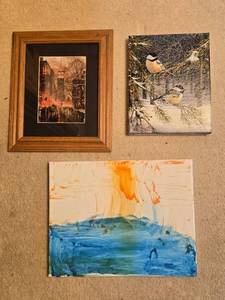 lot 261 image: Collection of Mixed Media Art Pieces