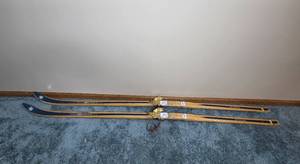 lot 300 image: Pair of Vintage Bonna Model 1600 Nordic Skis Made in Norway