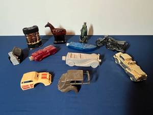 lot 345 image: Collection of Avon Vintage Aftershave Bottles Including Cars and Figurines