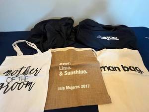 lot 351 image: Collection of Promotional and Custom Tote Bags