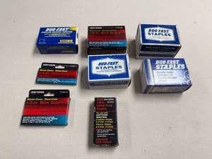 lot 388 image: Collection of Boxes of Duo-Fast and Craftsman Staples