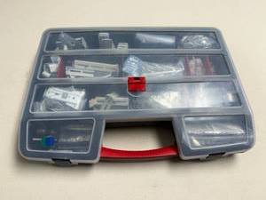 lot 399 image: Assorted Hardware Kit in Plastic Organizer Case