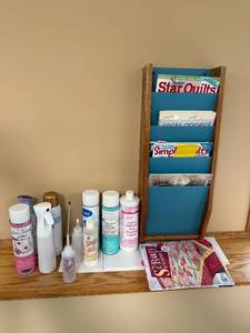 lot 403 image: Collection of Quilting Magazines and Fabric Care Supplies - content quantities unknown