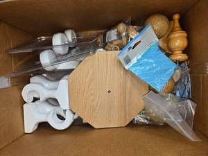 lot 422 image: Large Lot of Assorted Hardware and Craft Supplies