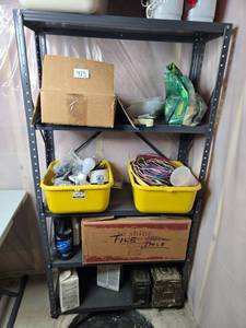 lot 426 image: Steel Shelving Unit - contents sold separately and not included