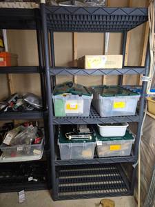 lot 432 image: 3 Storage Shelves - contents not included - they are in separate lots