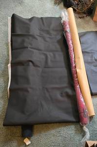lot 499 image: Collection of Assorted Upholstery Fabrics - Rolls of Various Colors