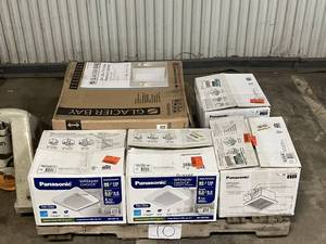 lot 10 image: HUGE LOT of Lighting, Ceiling Fans, Recessed Lights Misc Hampton Bay, Hunter, Progress Lighting, Plumbing, Kitchen & Bathroom Faucets, Showers, Valves and much MORE - For Parts - Sells GREAT on eBay