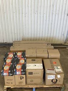 lot 23 image: HUGE LOT of Lighting, Ceiling Fans, Recessed Lights Misc Hampton Bay, Hunter, Progress Lighting, Plumbing, Kitchen & Bathroom Faucets, Showers, Valves and much MORE - Complete Sets - Sells GREAT on eBay