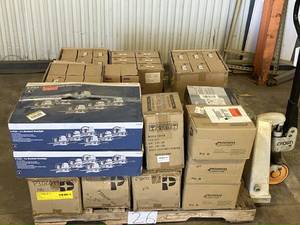 lot 26 image: HUGE LOT of Lighting, Ceiling Fans, Recessed Lights Misc Hampton Bay, Hunter, Progress Lighting, Plumbing, Kitchen & Bathroom Faucets, Showers, Valves and much MORE - Complete Sets - Sells GREAT on eBay