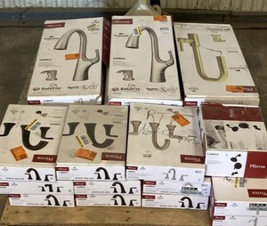 lot 31 image: HUGE LOT of American Standard Showers, Kitchen Faucets, Bathroom Faucets,  Valves, Trim Kits and much more Complete Sets - Sells GREAT on eBay
