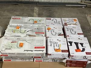 lot 33 image: HUGE LOT of American Standard  Pfister Showers, Kitchen Faucets, Bathroom Faucets,  Valves, Trim Kits and much more Complete Sets - Sells GREAT on eBay