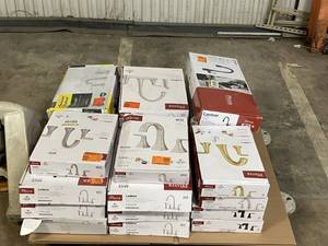 lot 37 image: HUGE LOT of Pfister Showers, Kitchen Faucets, Bathroom Faucets,  Valves, Trim Kits and much more Complete Sets - Sells GREAT on eBay