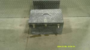 lot 12 image: Galvanized Steel Toolbox