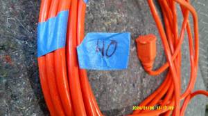 lot 57 image: Orange extension cord