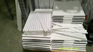 lot 65 image: Modular White Shelving Lot