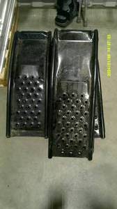 lot 63 image: Lot of Three Steel Car Wheel Ramps