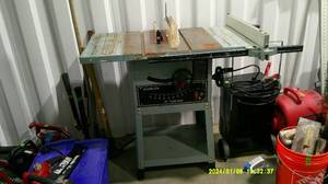 lot 108 image: Vintage Delta Table Saw