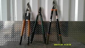 lot 131 image: A lot of Three Heavy Branch Pruners.