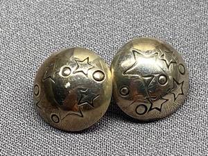 lot 36B image: Sterling Silver Star Design Earrings 925