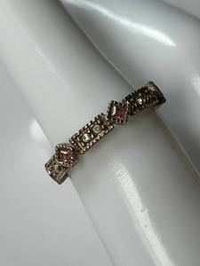 lot 19X image: Vintage Sterling Silver Ring with Inset Stones