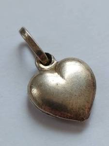 lot 39X image: Sterling Silver 925 Heart Pendant Charm