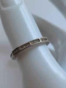lot 54X image: Sterling Silver CZ Ring