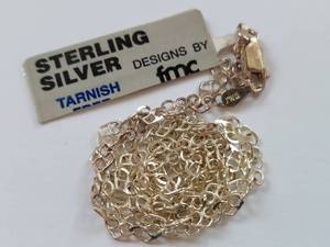 lot 66X image: Italian Sterling Silver Chain Necklace fmc